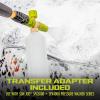 imageSun Joe SPXFC34 34Ounce Snow Foam Cannon for SPX Series Electric Pressure Washers wTransfer Adapter