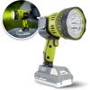 imageSun Joe 24V1500FLLTE 24V IONMAX Cordless 1500Max Lumen LED Handheld FlashlightSpotlightFloodlight 700Yard Illumination 90Degree Pivot Head Belt Hook w 20Ah Battery and ChargerPromotional Kit w20Ah battery  charger