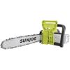 imageSun Joe 24VX2CS16 48Volt IONMAX Cordless Chain Saw 16inch Kit w 2 x 20Ah Batteries  Quick ChargerKit w Replacement Chain  2 x 20Ah Batteries  Dual Charger