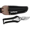imageSenteibasami Carbon Steel PrunerSecateurs with Genuine Leather Holster ampamp NonSlip Grip Made in Japan by Nisaku for SunJoe