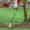 imageSun Joe 24VGT10LTE 24Volt IONMAX 10inch Cordless Lightweight Stringless Grass Trimmer Kit w 20Ah Battery  ChargerKit w 20Ah Battery  Charger