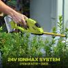 imageSun Joe 24VSSEGLTE 24Volt Cordless Handheld Shrubber  Trimmer Kit w 20 Ah Battery  Quick Charger 12 x 4 x 4 inches