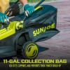 imageSun Joe 24VX217LM 48Volt 17Inch Mulching WalkBehind Lawn Mower w11Gallon Grass Catcher ampamp 6Position Height Adjustment Included Cordless Kit w 2x 40Ah Battery and ChargerKit w 2x 40Ah Battery and Charger