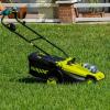 imageSun Joe 24VX217LM 48Volt 17Inch Mulching WalkBehind Lawn Mower w11Gallon Grass Catcher ampamp 6Position Height Adjustment Included Cordless Kit w 2x 40Ah Battery and ChargerKit w 2x 40Ah Battery and Charger