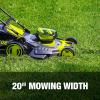 imageSun Joe 24VX217LM 48Volt 17Inch Mulching WalkBehind Lawn Mower w11Gallon Grass Catcher ampamp 6Position Height Adjustment Included Cordless Kit w 2x 40Ah Battery and ChargerKit w 2x 40Ah Battery and Charger