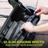 imageSun Joe AJ801E 12Amp Electric Dethatcher and Scarifier wRemoveable 8 Gal Collection Bag Height Adjustment ampamp Airboost Technology 13 Inch Black126Inch  12Amp Corded