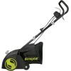 imageSun Joe AJ801E 12Amp Electric Dethatcher and Scarifier wRemoveable 8 Gal Collection Bag Height Adjustment ampamp Airboost Technology 13 Inch Black13Inch  12Amp Corded