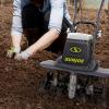imageSun Joe Electric Garden Tiller Cultivator Steel Tines 12 Amp 16 Inch Black16Inch  120Amp