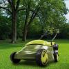 imageSun Joe MJ401CPRO 14Inch 28Volt Cordless Push Lawn Mower wRear Discharge Chute Pro Version14Inch  13Amp Electric wSide Discharge Chute