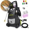 imageSun Joe SPX3000 Electric Pressure Washer 2030PSI Working Pressure PWMARated 12GPM Water Flow Dual Onboard Soap Foam Tank Metal Lance and Quick Connect Tips Black