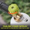 imageSun Joe SPXFC34PRO Foam Cannon for SPX Series Electric Pressure Washers 34 Oz 14quot Quick Connector Adjustable Spray Nozzle White