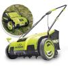 imageSun Joe AJ801E 12Amp Electric Dethatcher and Scarifier wRemoveable 8 Gal Collection Bag Height Adjustment ampamp Airboost Technology 13 Inch Black126Inch  12Amp Corded