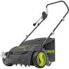 imageSun Joe AJ801E 12Amp Electric Dethatcher and Scarifier wRemoveable 8 Gal Collection Bag Height Adjustment ampamp Airboost Technology 13 Inch Black13Inch  12Amp Corded