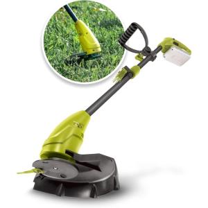 imageSun Joe 24VGT10LTE 24Volt IONMAX 10inch Cordless Lightweight Stringless Grass Trimmer Kit w 20Ah Battery  ChargerKit w 20Ah Battery  Charger