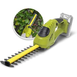 imageSun Joe 24VSSEGLTE 24Volt Cordless Handheld Shrubber  Trimmer Kit w 20 Ah Battery  Quick Charger 12 x 4 x 4 inches
