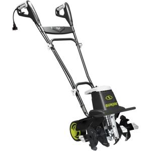 imageSun Joe Electric Garden Tiller Cultivator Steel Tines 12 Amp 16 Inch Black16Inch  135Amp