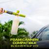 imageSun Joe SPXFCS1G Premium Snow Foam Cannon Pineapple Pressure Washer Rated Car Wash Soap and Cleaner 1Gallon