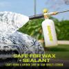 imageSun Joe SPXFCS1G Premium Snow Foam Cannon Pineapple Pressure Washer Rated Car Wash Soap and Cleaner 1Gallon