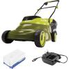 imageSun Joe 24VMJ14C 24Volt IONMAX Cordless Push Lawn Mower Kit 14inch W 40Ah Battery  Charger24Volt  4Amp