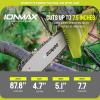imageSun Joe 24V Cordless Pole Chainsaw Electric Telescoping Tree Trimmer Green 24VPS8LTECordless Pole Saw