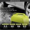 imageSun Joe Cordless Portable Spray ampamp Pressure Washer w Battery ampamp Charger 24V WA24CLTESpray Washer Kit