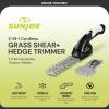 imageSun Joe HJ604C 72Volt Cordless Grass Shears and Trimmer Charger and Battery IncludedBlack