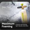 imageSun Joe Premium Snow Foam Car Wash Soap ampamp Cleaner for Vinyl Aluminum Wood ampamp Brick Removes Dirt ampamp Grime Coconut Scent 1 Gallon SPXFCS1GCOCCoconut Car Snow Foam Cleaner