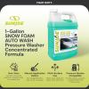 imageSun Joe Premium Snow Foam Car Wash Soap ampamp Cleaner for Vinyl Aluminum Wood ampamp Brick Removes Dirt ampamp Grime Coconut Scent 1 Gallon SPXFCS1GCOCCoconut Car Snow Foam Cleaner
