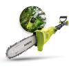 imageSun Joe 24V Cordless Pole Chainsaw Electric Telescoping Tree Trimmer Green 24VPS8LTECordless Pole Saw