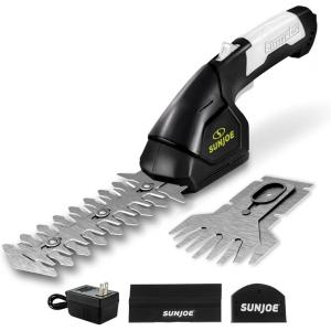imageSun Joe HJ604C 72Volt Cordless Grass Shears and Trimmer Charger and Battery IncludedBlack