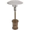 imageSun Joe SJPPH48SLV 48000BTU Max Propane Outdoor Patio Heater wWheels and Built in Bar Table SilverBronze