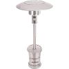 imageSun Joe SJPPH48SS 48000BTU Max Propane Outdoor Patio Heater wWheels and Built in Bar Table Stainless Steel