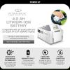 imageSnow Joe Certified Authentic 24VBATLT EcoSharp Pro LithiumIon Battery 24 Volt 25Ah40Amp iONMAX