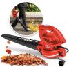 imageSun Joe AllPurpose Electric Leaf Blower 6Amp Motor 155 MPH 260 CFM Black  Lightweight ampamp Compact OneHand Operation for Yards Porches Patios Walkways Decks Garage ampamp Light Snow SBJ597ERed