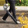imageSun Joe AllPurpose Electric Leaf Blower 6Amp Motor 155 MPH 260 CFM Black  Lightweight ampamp Compact OneHand Operation for Yards Porches Patios Walkways Decks Garage ampamp Light Snow SBJ597EGrey
