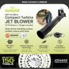 imageSun Joe Jet Leaf Blower with Cordless Compact Turbine ampamp Quick Charging IONMAX 24V Green  Portable BatteryPowered Electric Blower for Lawn Garden and Yard 24VTBLTEJet Blower  Kit w20Amp Battery and Charger