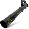 imageSun Joe Jet Leaf Blower with Cordless Compact Turbine ampamp Quick Charging IONMAX 24V Green  Portable BatteryPowered Electric Blower for Lawn Garden and Yard 24VTBLTEJet Blower  Tool Only