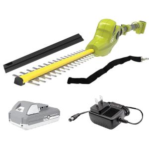 imageSun Joe 24VPHT17LTE 24Volt IONMAX Cordless Pole Hedge Trimmer Kit 17inch W 20Ah Battery  Charger