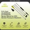 imageSun Joe 55 Foot Extension Spray Wand Aluminum Pole Accessory with NonSlip Foam Grip for SPX Series Pressure Washers SPXESW4