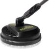 imageSun Joe Portable Pressure Washer Attachment Multi Surface Cleaner 10 Inch GreenBlack  Professional Cleaning Equipment Parts and Accessories for Home Yard and Garage SPXPCA10