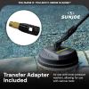 imageSun Joe Portable Pressure Washer Attachment Multi Surface Cleaner 10 Inch GreenBlack  Professional Cleaning Equipment Parts and Accessories for Home Yard and Garage SPXPCA10