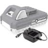 imageSnow Joe 24V2AMPSK1 Starter Kit Includes 1 x 20Ah Lithium iON Battery  Standard Charger 20 WhiteStarter Kit
