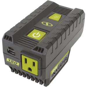 imageSun Joe 24V150WICT 24Volt IONMAX Cordless Portable Powered Inverter wUSB Type AC AC Outlet ampamp LED Light 150Watt Tool Only