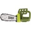 imageSun Joe SWJ599E 14inch 9Amp Tree Limb Master Electric Handheld Chainsaw with LowKickbackGreen