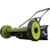 imageSun Joe Lawn Mower 16 Inch Manual Reel Push Behind Machine Outdoor Equipment with Removable Grass Catcher and Adjustable Cutting Height16 in