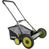 imageSun Joe Lawn Mower 16 Inch Manual Reel Push Behind Machine Outdoor Equipment with Removable Grass Catcher and Adjustable Cutting Height18 in