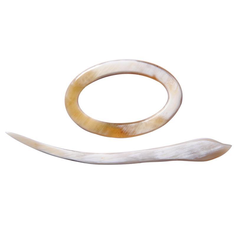 Marycrafts Multicolor Buffalo Horn Oval Shawl Pin Hair Accessories HandmadeMarycrafts Multicolor Buffalo Horn Oval Shawl Pin Hair Accessories Handmade