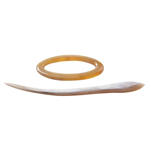 Marycrafts Multicolor Buffalo Horn Oval Shawl Pin Hair Accessories HandmadeMarycrafts Multicolor Buffalo Horn Oval Shawl Pin Hair Accessories Handmade