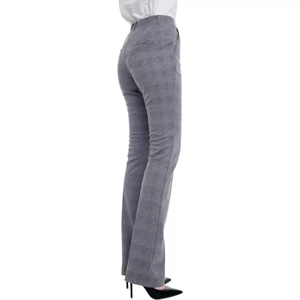 Marycrafts Womens Pull On Stretch Yoga Straight Dress Work Pants 29 3133Houndstooth  Inseam 33