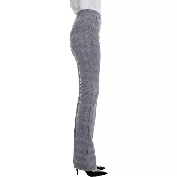 Marycrafts Womens Pull On Stretch Yoga Straight Dress Work Pants 29 3133Houndstooth  Inseam 33